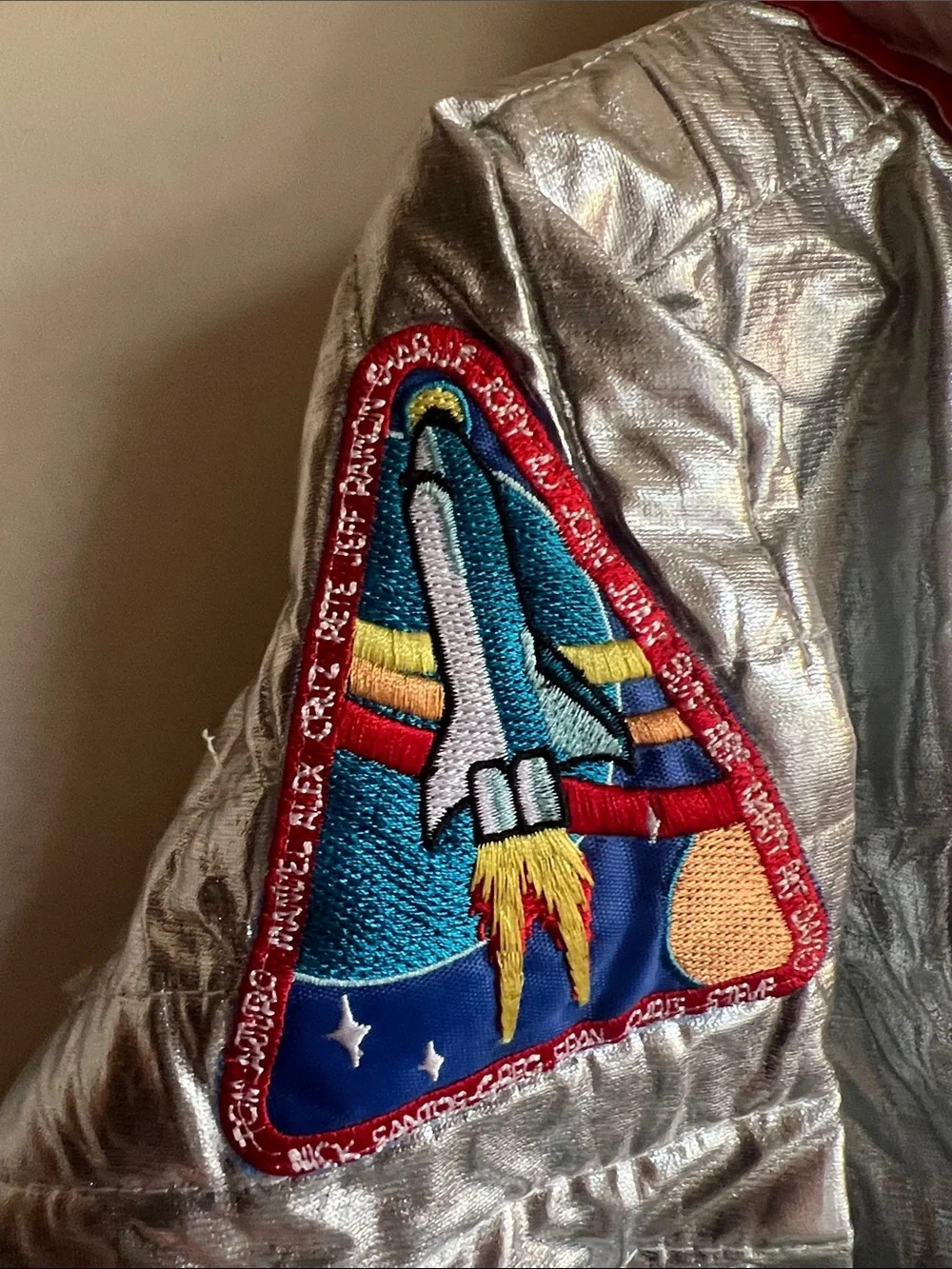 Kids Astronaut, Space-Theme Costume with Patches.  Halloween.  Dress Up.
